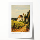 Extra large rolled print of vibrant floral art on canvas, ideal for art wall dining room or classy bathroom.