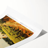 Extra large wall art featuring line art flowers in black on a white background.