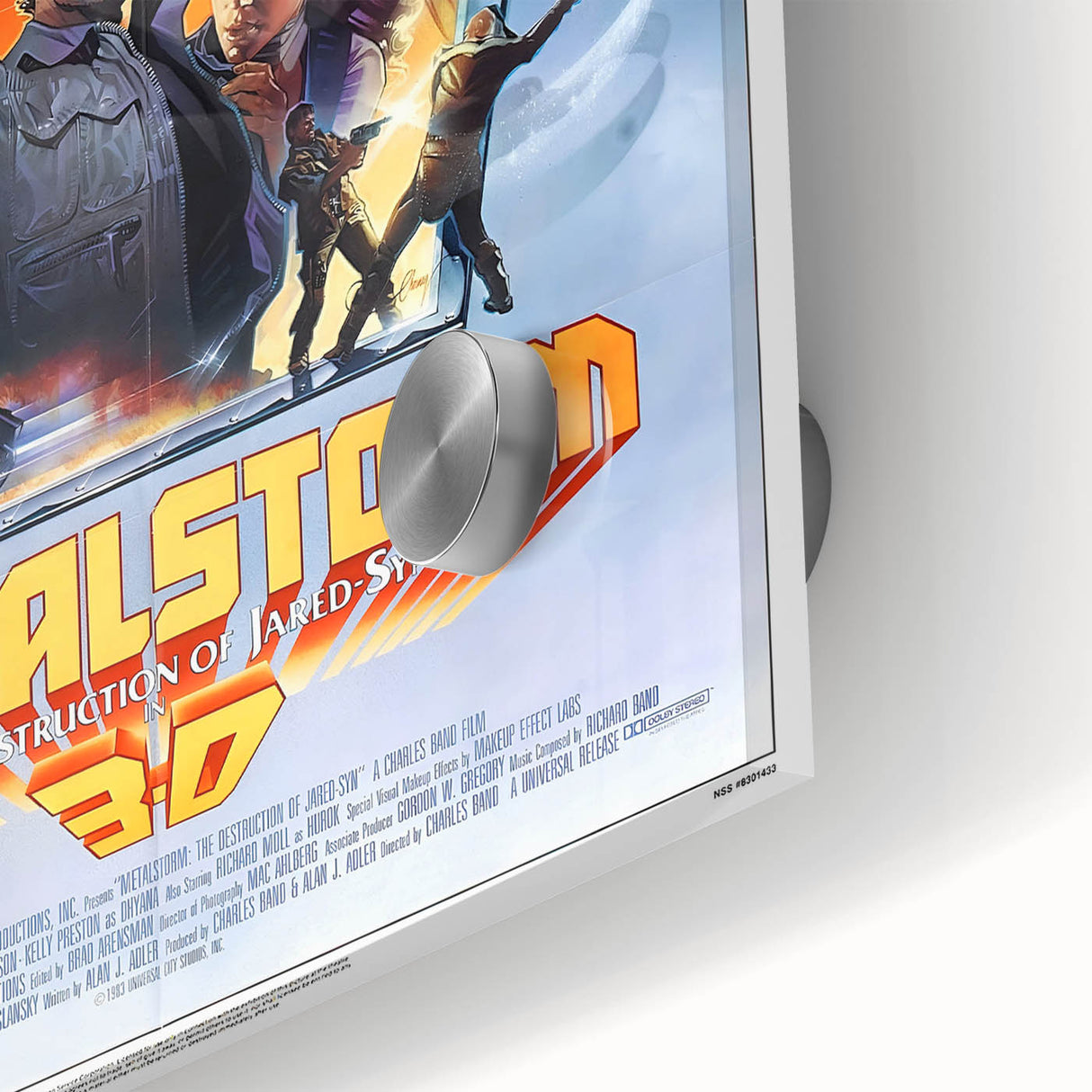 Retro Metalstorm Poster Art - Vintage Sci-Fi Action Movie Prints