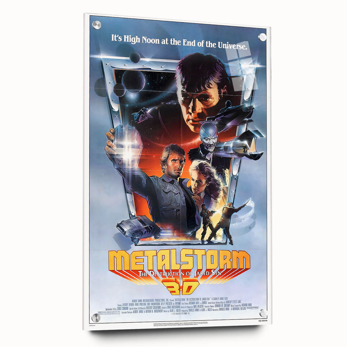 Retro Metalstorm Poster Art - Vintage Sci-Fi Action Movie Prints