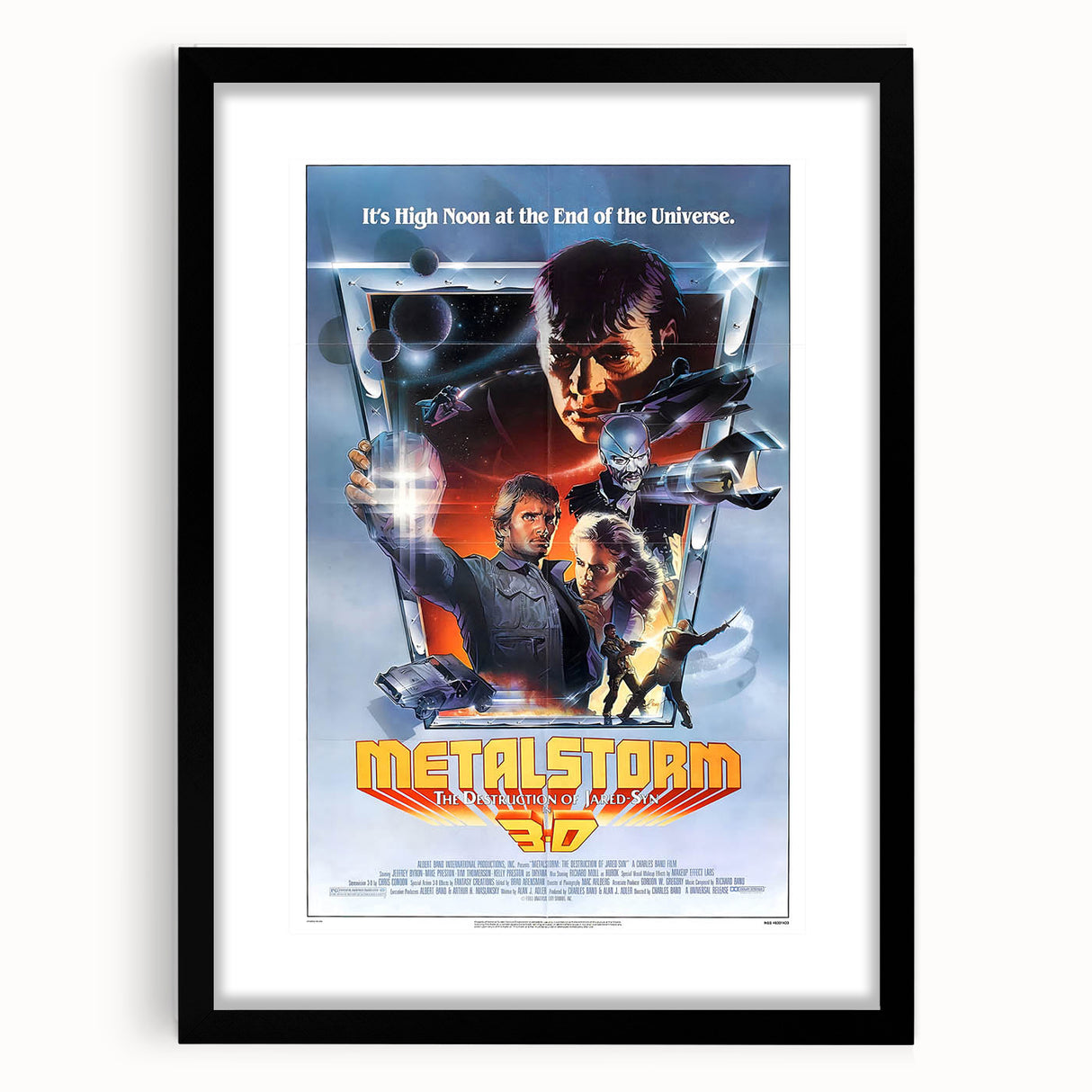 Retro Metalstorm Poster Art - Vintage Sci-Fi Action Movie Prints