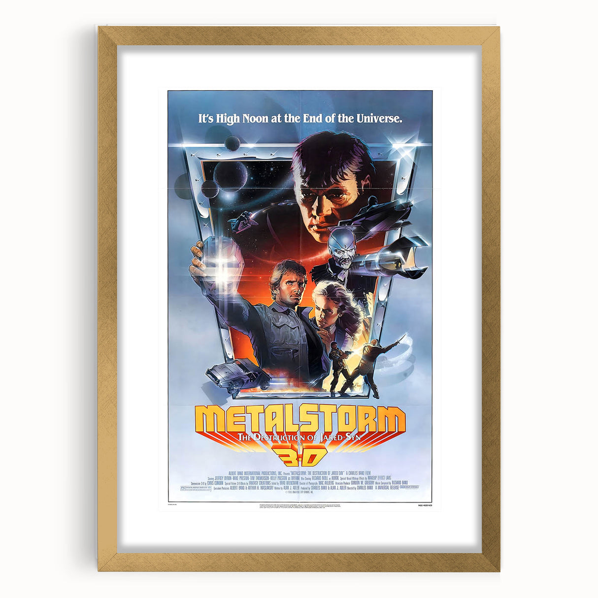 Retro Metalstorm Poster Art - Vintage Sci-Fi Action Movie Prints
