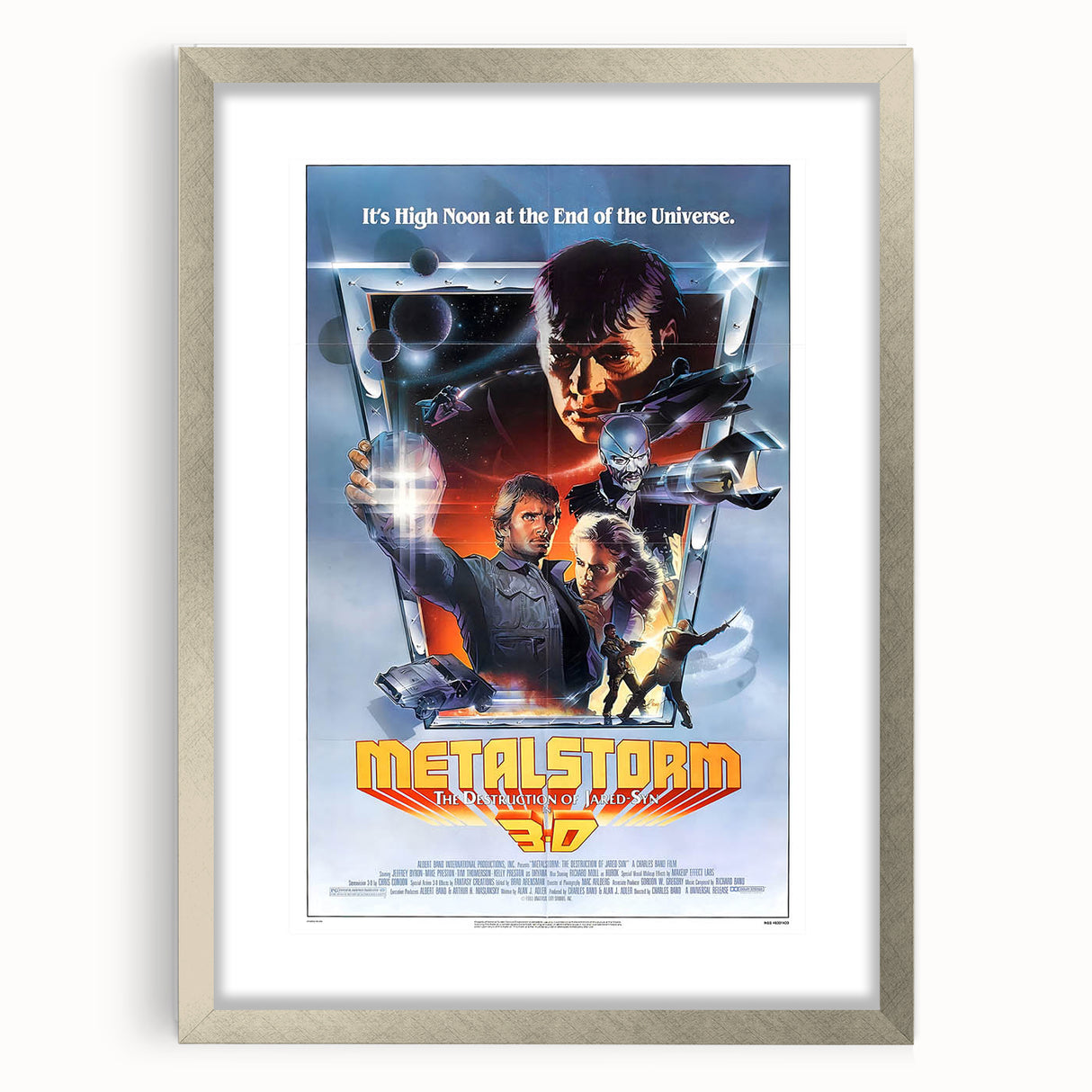 Retro Metalstorm Poster Art - Vintage Sci-Fi Action Movie Prints