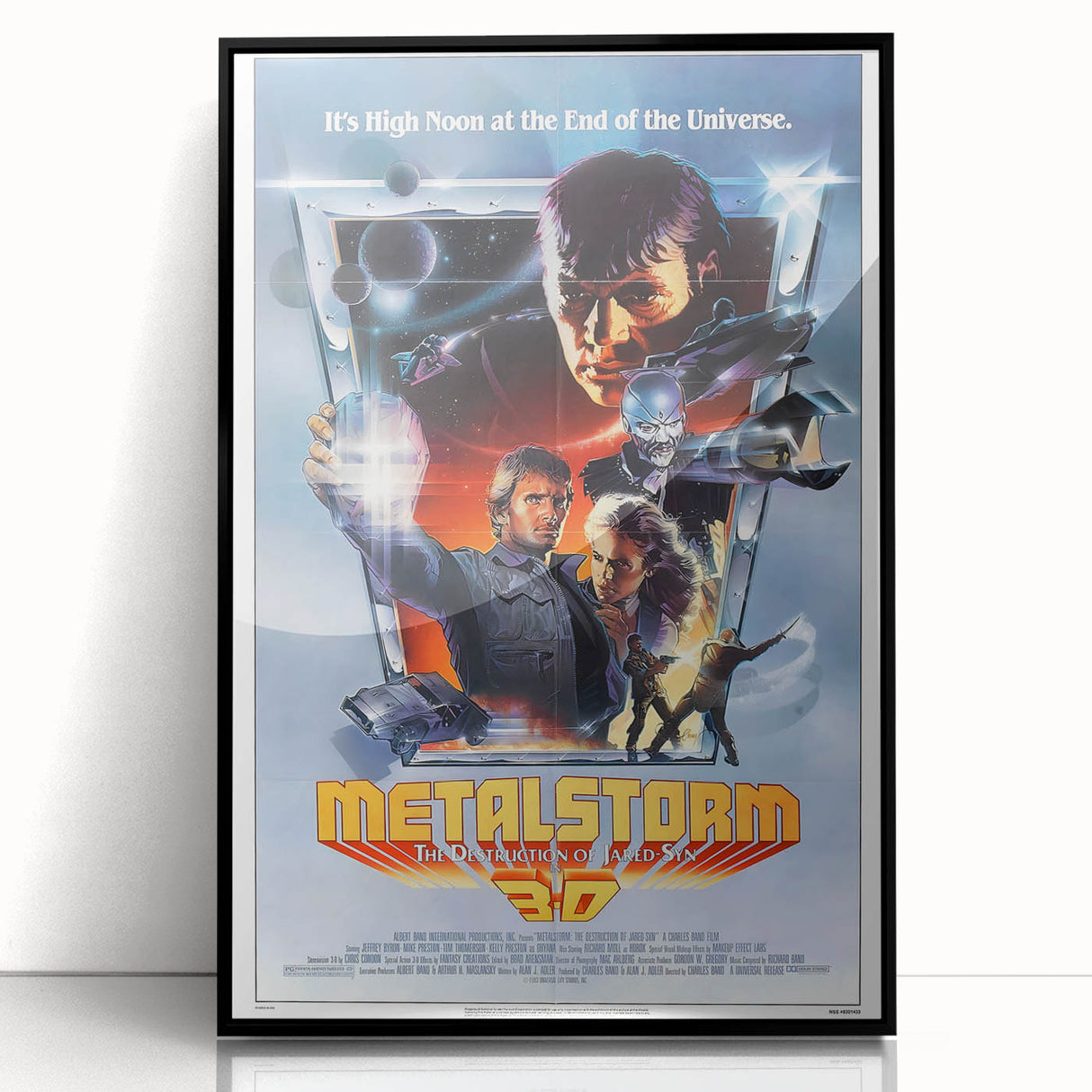 Retro Metalstorm Poster Art - Vintage Sci-Fi Action Movie Prints