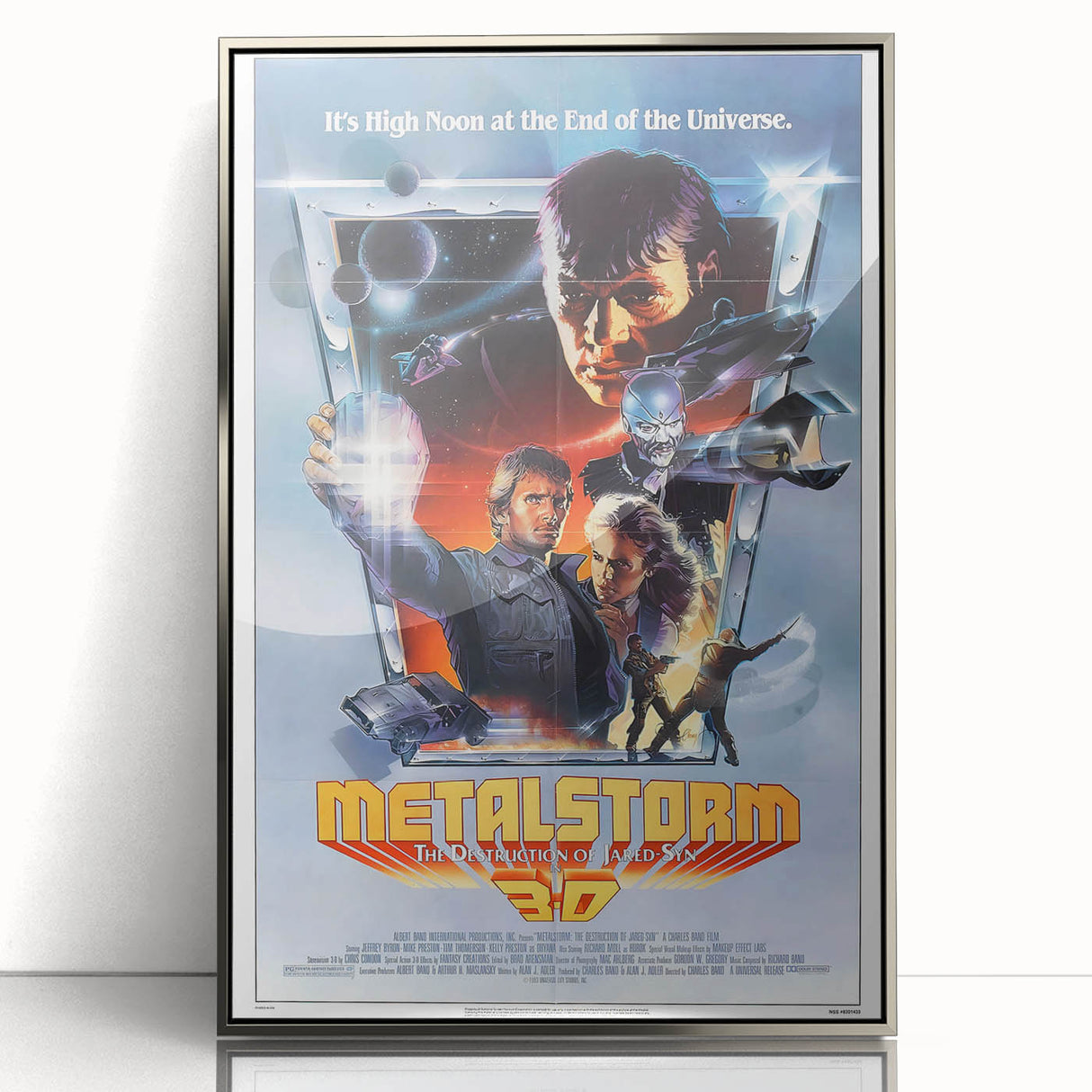 Retro Metalstorm Poster Art - Vintage Sci-Fi Action Movie Prints