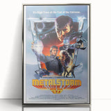 Retro Metalstorm Poster Art - Vintage Sci-Fi Action Movie Prints