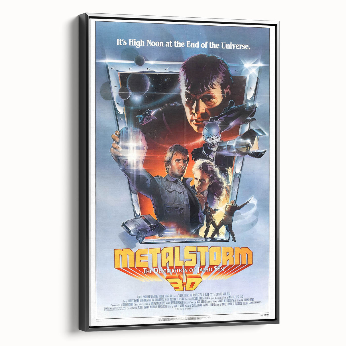 Retro Metalstorm Poster Art - Vintage Sci-Fi Action Movie Prints