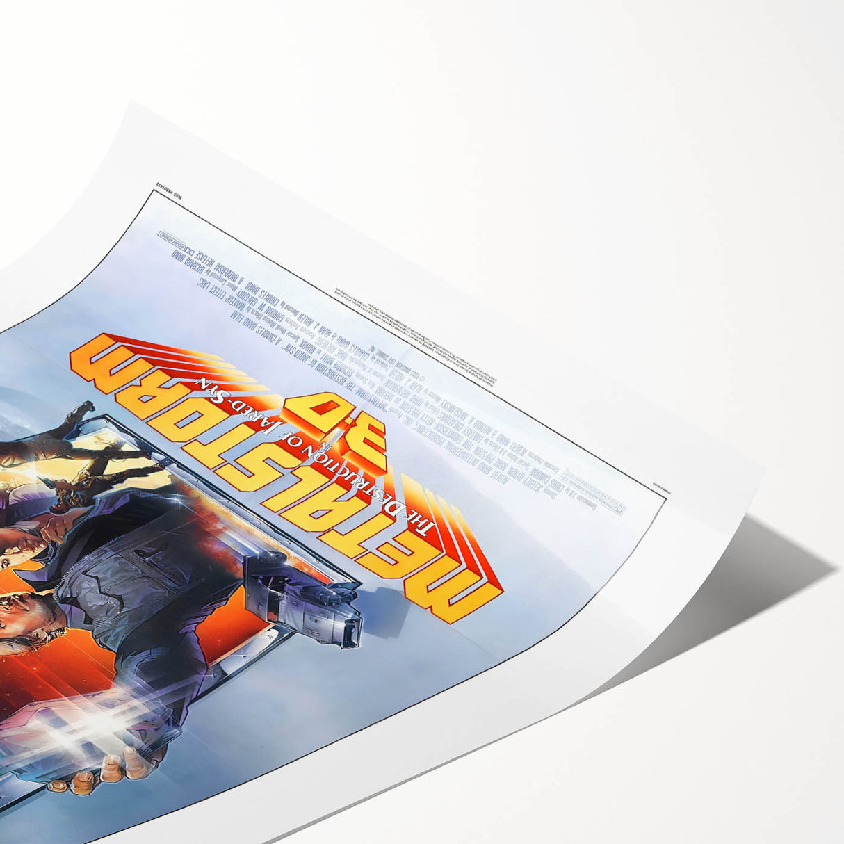 Retro Metalstorm Poster Art - Vintage Sci-Fi Action Movie Prints