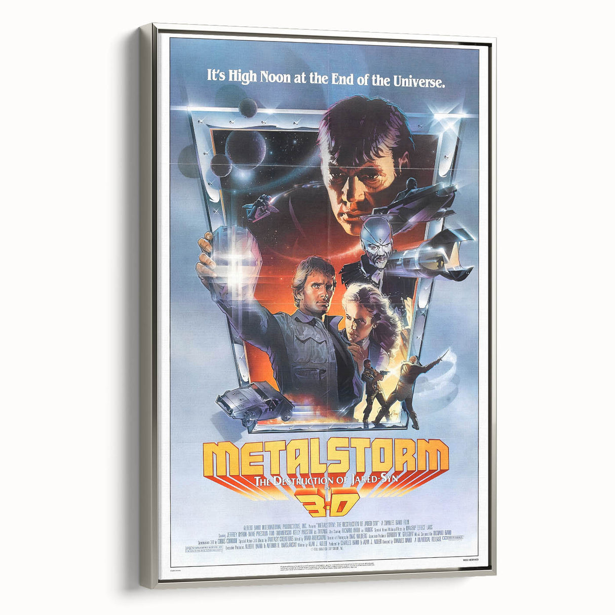 Retro Metalstorm Poster Art - Vintage Sci-Fi Action Movie Prints