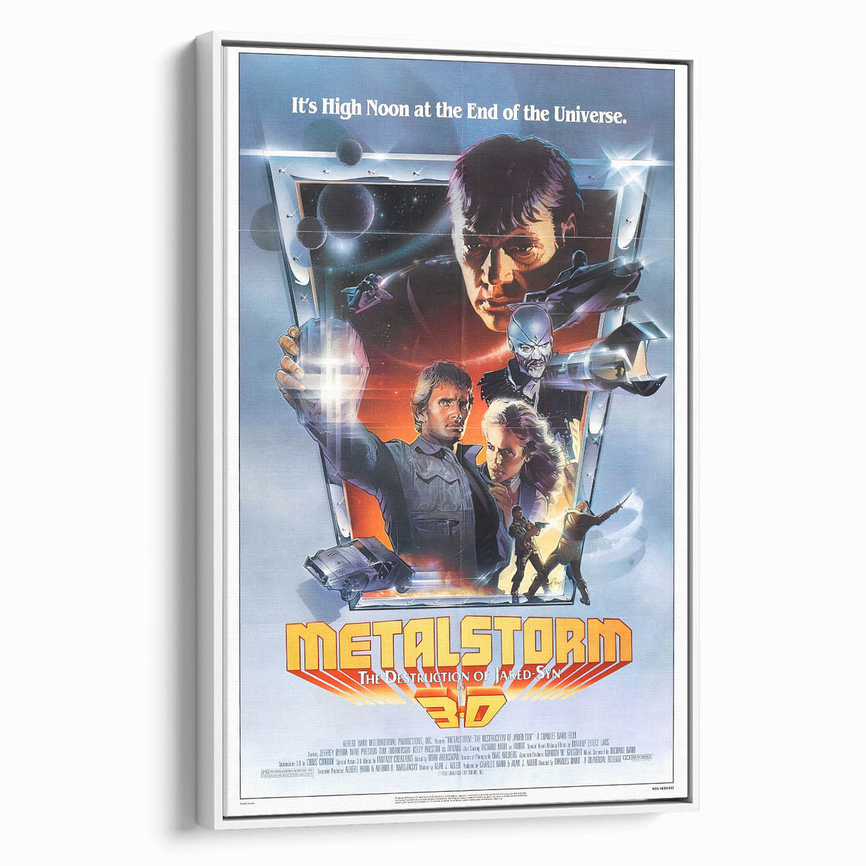 Retro Metalstorm Poster Art - Vintage Sci-Fi Action Movie Prints