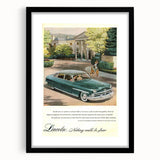 Vintage Lincoln Cosmopolitan Ad | Classic Luxury Car Art Print