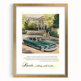 Vintage Lincoln Cosmopolitan Ad | Classic Luxury Car Art Print