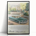 Vintage Lincoln Cosmopolitan Ad | Classic Luxury Car Art Print