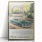Vintage Lincoln Cosmopolitan Ad | Classic Luxury Car Art Print