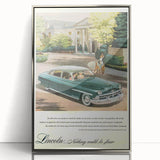 Vintage Lincoln Cosmopolitan Ad | Classic Luxury Car Art Print