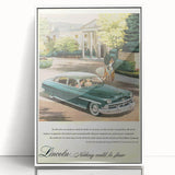 Vintage Lincoln Cosmopolitan Ad | Classic Luxury Car Art Print