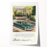 Vintage Lincoln Cosmopolitan Ad | Classic Luxury Car Art Print