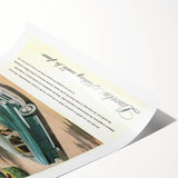 Vintage Lincoln Cosmopolitan Ad | Classic Luxury Car Art Print