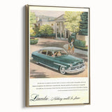 Vintage Lincoln Cosmopolitan Ad | Classic Luxury Car Art Print