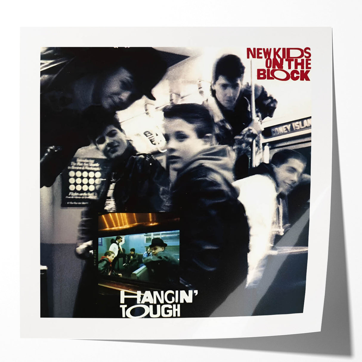 New Kids on the Block Hangin' Tough Retro Wall Art – Vintage Print