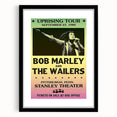 Vintage Bob Marley Uprising Tour Poster 1980 - Retro Music Wall Art