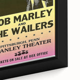 Vintage Bob Marley Uprising Tour Poster 1980 - Retro Music Wall Art