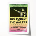 Vintage Bob Marley Uprising Tour Poster 1980 - Retro Music Wall Art