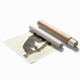 Vintage Realism Monkey Print | Zwarte Brulaap by Pieter Pietersz Barbiers