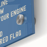 Race Track Words Wall Art - Boys Room Wall Art Kids Wall Art Prints