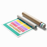 Children's Learning Art Prints - Time Durations Educational Chart