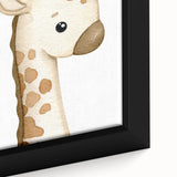 Giraffe Nursery Canvas Print - Baby Room Wall Art for Kids