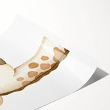 Giraffe Nursery Canvas Print - Baby Room Wall Art for Kids