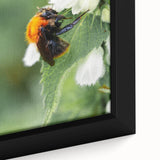 Extra large black wall art featuring a textured, colorful abstract design on framed canvas, ideal for living room decor.