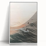 Art deco poster featuring geometric patterns in pastel shades on white acrylic, ideal for nursery wall decor.