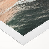 Art deco poster featuring geometric patterns and metallic gold accents on a rolled canvas, suitable for dining room decor.