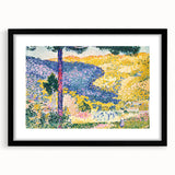 Impressionist Landscape Art – Valley with Fir by Henri Cross