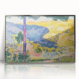 Impressionist Landscape Art – Valley with Fir by Henri Cross