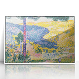 Impressionist Landscape Art – Valley with Fir by Henri Cross