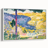 Impressionist Landscape Art – Valley with Fir by Henri Cross