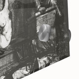 Modern Wall Art: Dramatic Charcoal Scene with Expressive Contrast