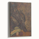 Still Life with Pheasant Modern Wall Art – Rustic Abstract Decor