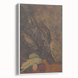 Still Life with Pheasant Modern Wall Art – Rustic Abstract Decor