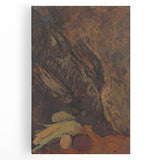 Still Life with Pheasant Modern Wall Art – Rustic Abstract Decor