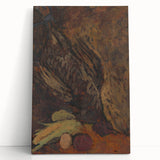 Still Life with Pheasant Modern Wall Art – Rustic Abstract Decor