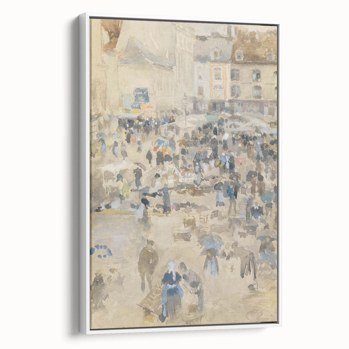 Impressionist Wall Art - Market Scene by Whistler