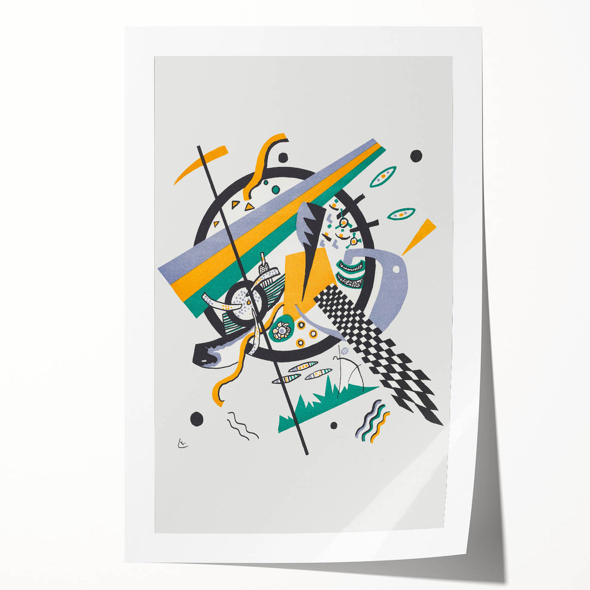 Small Worlds IV Modern Wall Art – Abstract Geometric Decor