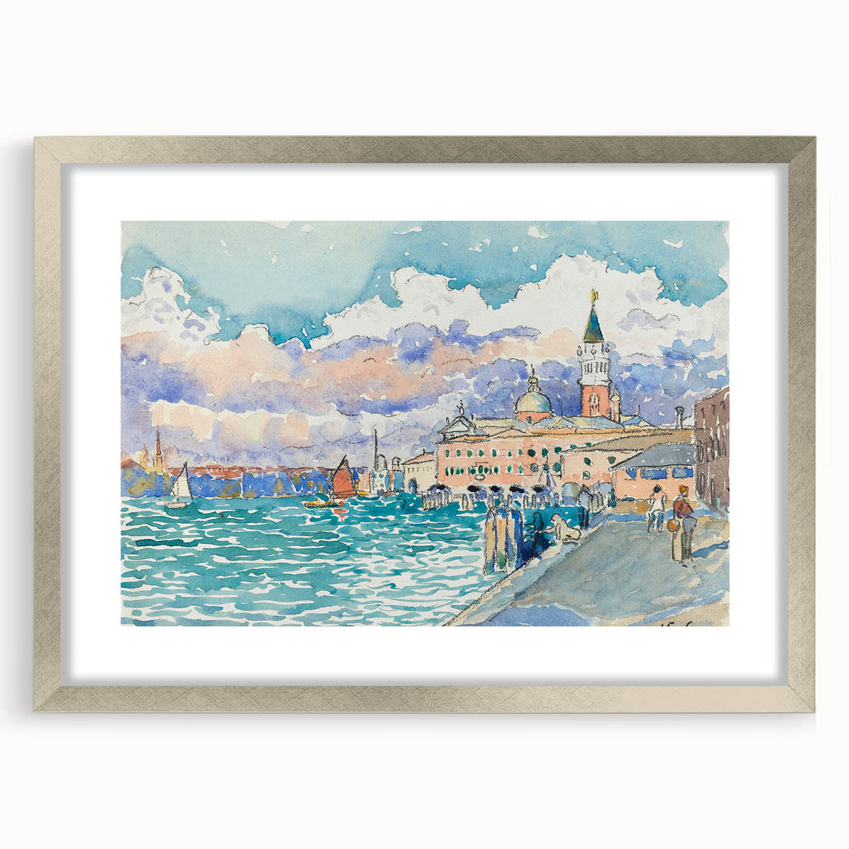 Impressionist Cityscape Art – Venice by Henri Edmond Cross