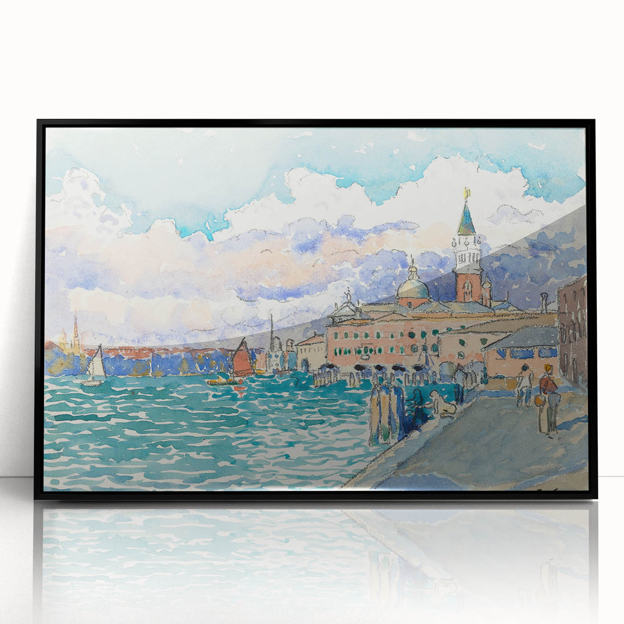 Impressionist Cityscape Art – Venice by Henri Edmond Cross