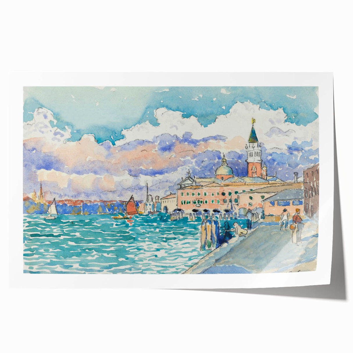 Impressionist Cityscape Art – Venice by Henri Edmond Cross