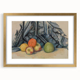 Modern Wall Art: Classic Still Life with Apples and Draped Cloth